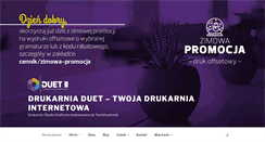 Desktop Screenshot of drukduet.pl